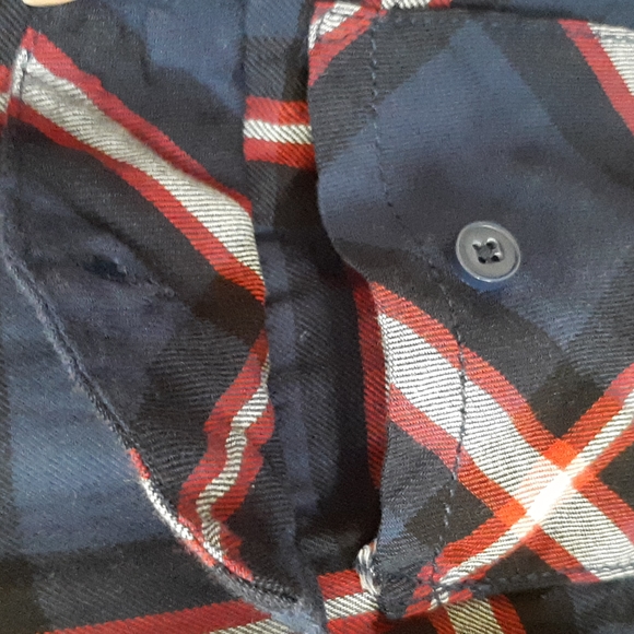 Red, white, and blue flannel - Picture 3 of 4